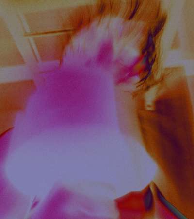 sportclub het eiland photography by daniil lavrovski and twice shy featuring a man boxing with a vibrant photography filter placed over him